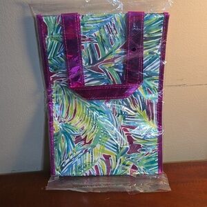 Lilly Pulitzer Pink Green Blue Lunch Tote Bag NWT Sealed